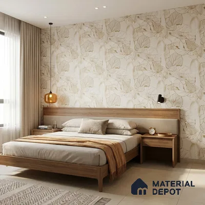 MH 235 | 10 Meter x 21 Inches Florals Look Wallpaper - 57.37 Sq. Ft.