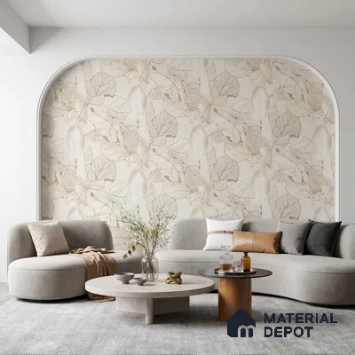 MH 235 | 10 Meter x 21 Inches Florals Look Wallpaper - 57.37 Sq. Ft.