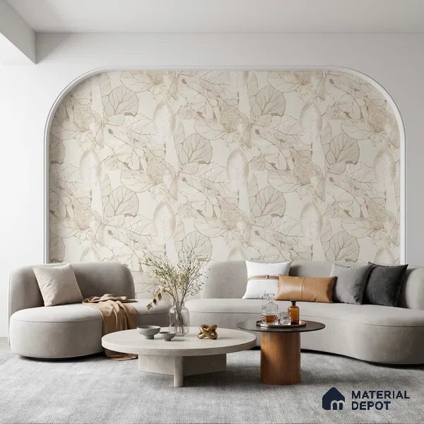 MH 235 | 10 Meter x 21 Inches Florals Look Wallpaper - 57.37 Sq. Ft.