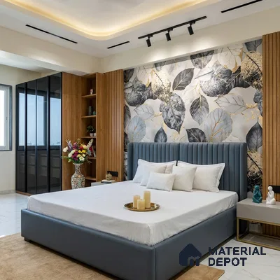 MH 232 | 10 Meter x 21 Inches Florals Look Wallpaper - 57.37 Sq. Ft. | Minimum 15% wastage during installation