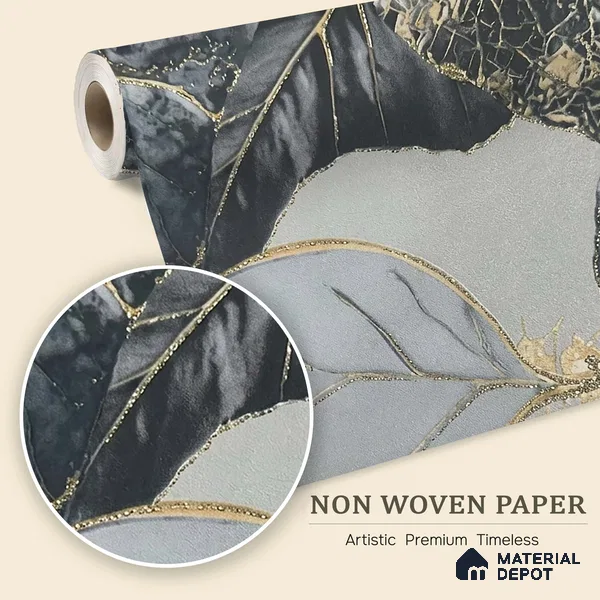 MH 232 | 10 Meter x 21 Inches Florals Look Wallpaper - 57.37 Sq. Ft. | Minimum 15% wastage during installation