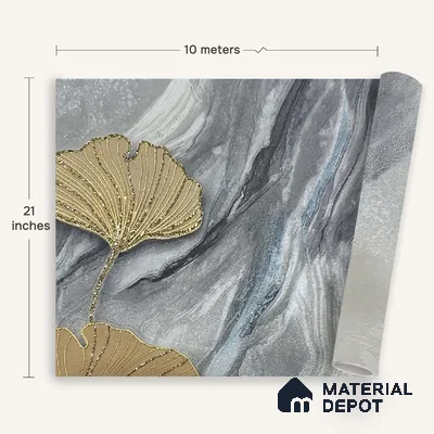 MH 201 | 10 Meter x 21 Inches Florals Look Wallpaper - 57.37 Sq. Ft. | Minimum 15% wastage during installation