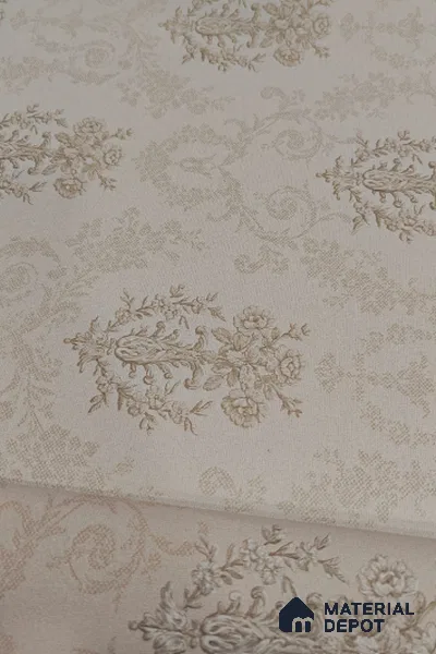 10129-1 | 17 ft x 3.7 ft (44.4 Inches) Damask Look Wallpaper - 62.9 Sq. Ft.