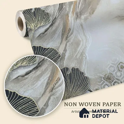 MH 203 | 10 Meter x 21 Inches Florals Look Wallpaper - 57.37 Sq. Ft. | Minimum 15% wastage during installation