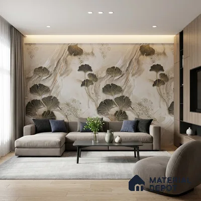MH 203 | 10 Meter x 21 Inches Florals Look Wallpaper - 57.37 Sq. Ft. | Minimum 15% wastage during installation
