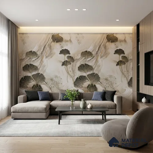 MH 203 | 10 Meter x 21 Inches Florals Look Wallpaper - 57.37 Sq. Ft. | Minimum 15% wastage during installation