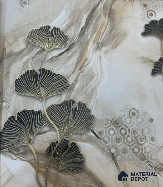 MH 203 | 10 Meter x 21 Inches Florals Look Wallpaper - 57.37 Sq. Ft. | Minimum 15% wastage during installation