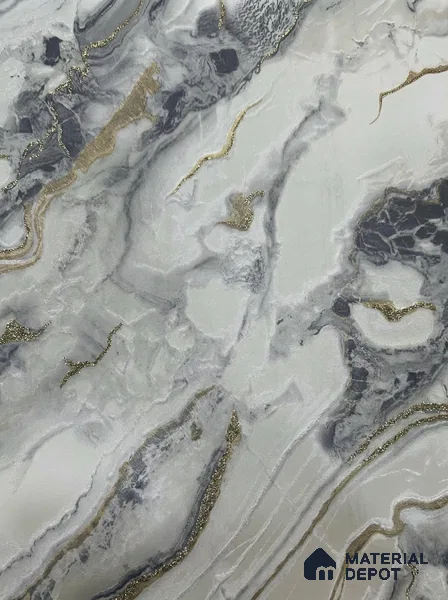 MH 208 | 10 Meter x 21 Inches Marble Look Wallpaper - 57.37 Sq. Ft.