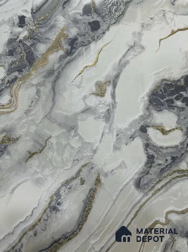 MH 208 | 10 Meter x 21 Inches Marble Look Wallpaper - 57.37 Sq. Ft.