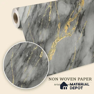 MH 228 | 10 Meter x 21 Inches Marble Look Wallpaper - 57.37 Sq. Ft.