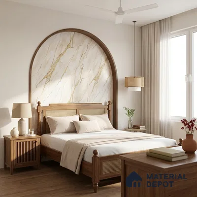 MH 226 | 10 Meter x 21 Inches Marble Look Wallpaper - 57.37 Sq. Ft.