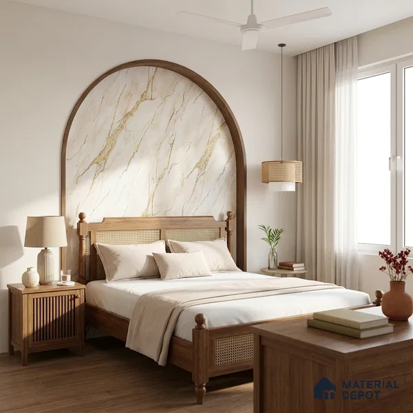 MH 226 | 10 Meter x 21 Inches Marble Look Wallpaper - 57.37 Sq. Ft.