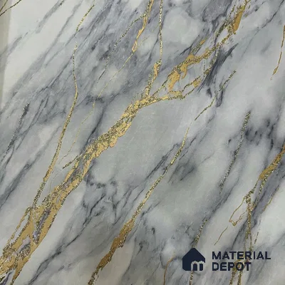 MH 227 | 10 Meter x 21 Inches Marble Look Wallpaper - 57.37 Sq. Ft.