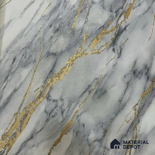 MH 227 | 10 Meter x 21 Inches Marble Look Wallpaper - 57.37 Sq. Ft.