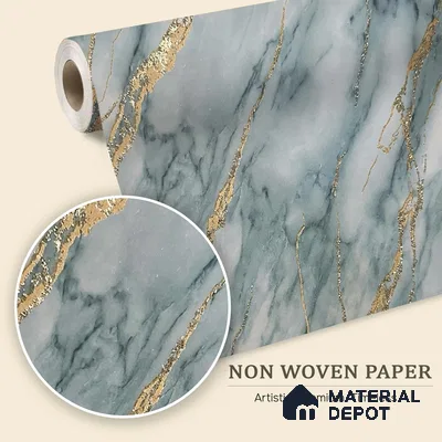MH 230 | 10 Meter x 21 Inches Marble Look Wallpaper - 57.37 Sq. Ft.
