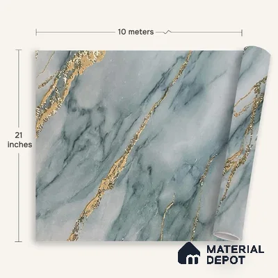 MH 230 | 10 Meter x 21 Inches Marble Look Wallpaper - 57.37 Sq. Ft.