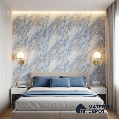 MH 231 | 10 Meter x 21 Inches Marble Look Wallpaper - 57.37 Sq. Ft.