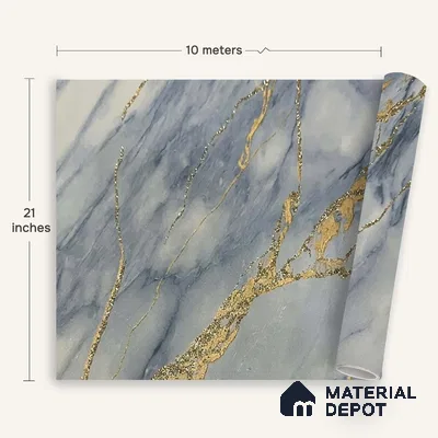 MH 231 | 10 Meter x 21 Inches Marble Look Wallpaper - 57.37 Sq. Ft.