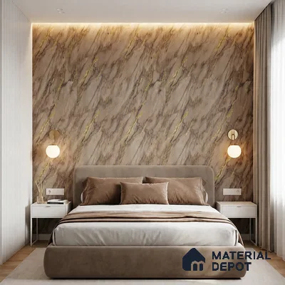 MH 225 | 10 Meter x 21 Inches Marble Look Wallpaper - 57.37 Sq. Ft. | Minimum 10% wastage during installation