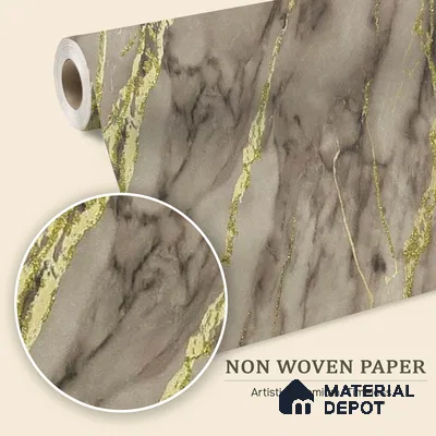 MH 225 | 10 Meter x 21 Inches Marble Look Wallpaper - 57.37 Sq. Ft. | Minimum 10% wastage during installation