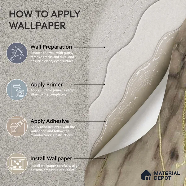 MH 225 | 10 Meter x 21 Inches Marble Look Wallpaper - 57.37 Sq. Ft. | Minimum 10% wastage during installation