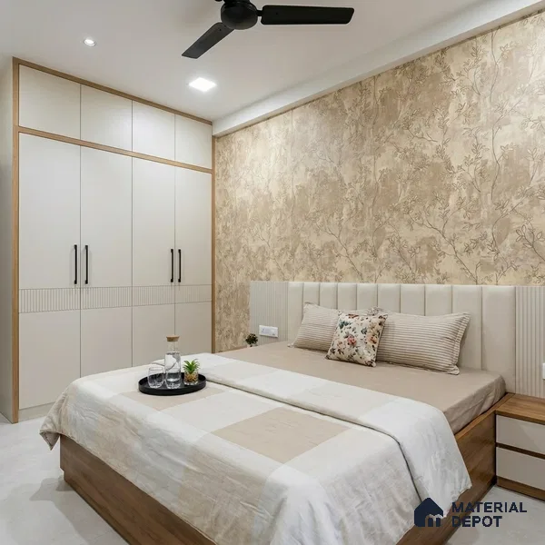 1318 | 10 Meter x 21 Inches Florals Look Wallpaper - 57.41 Sq. Ft. | Minimum 15% wastage during installation