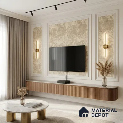 1318 | 10 Meter x 21 Inches Florals Look Wallpaper - 57.41 Sq. Ft. | Minimum 15% wastage during installation