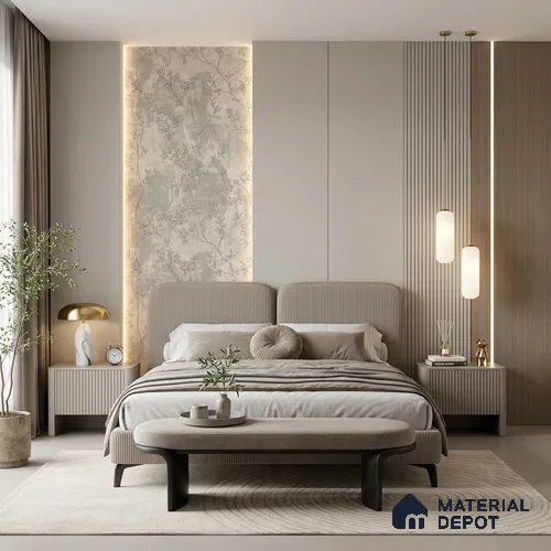1317 | 10 Meter x 21 Inches Florals Look Wallpaper - 57.41 Sq. Ft. | Minimum 15% wastage during installation