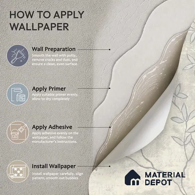 1317 | 10 Meter x 21 Inches Florals Look Wallpaper - 57.41 Sq. Ft. | Minimum 15% wastage during installation