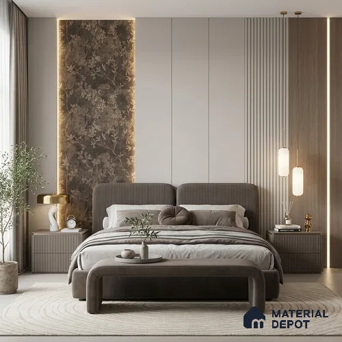 1320 | 10 Meter x 21 Inches Florals Look Wallpaper - 57.41 Sq. Ft. | Minimum 15% wastage during installation