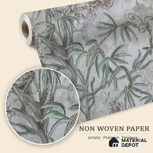 MH 284 | 10 Meter x 21 Inches Florals Look Wallpaper - 57.37 Sq. Ft.