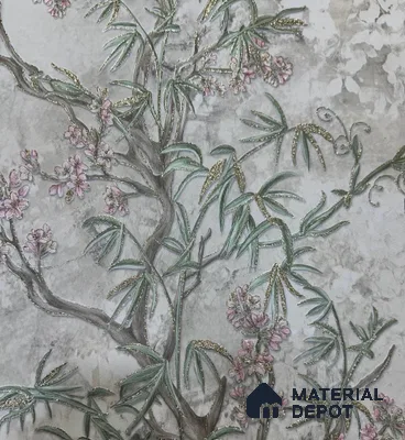 MH 284 | 10 Meter x 21 Inches Florals Look Wallpaper - 57.37 Sq. Ft.