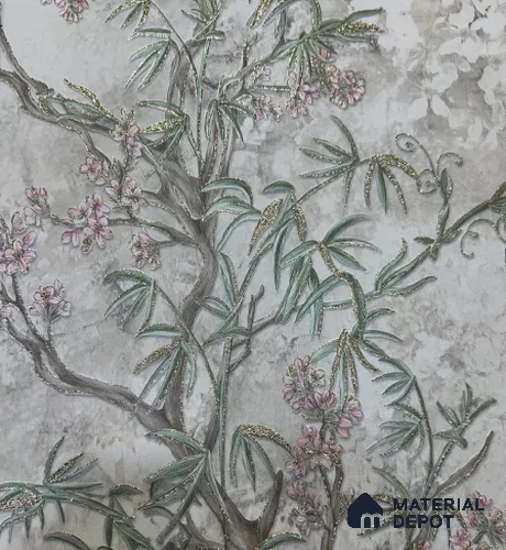 MH 284 | 10 Meter x 21 Inches Florals Look Wallpaper - 57.37 Sq. Ft.