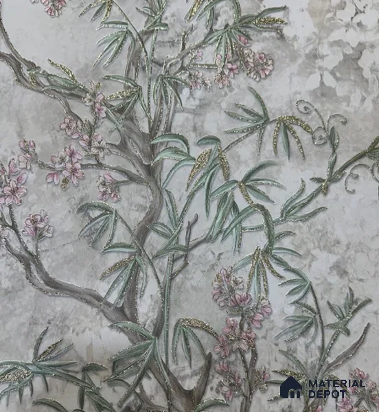 MH 284 | 10 Meter x 21 Inches Florals Look Wallpaper - 57.37 Sq. Ft.
