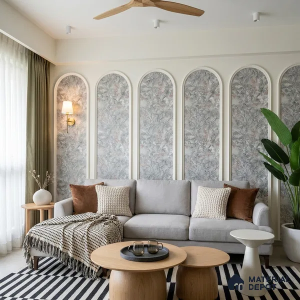 MH 286 | 10 Meter x 21 Inches Florals Look Wallpaper - 57.37 Sq. Ft.