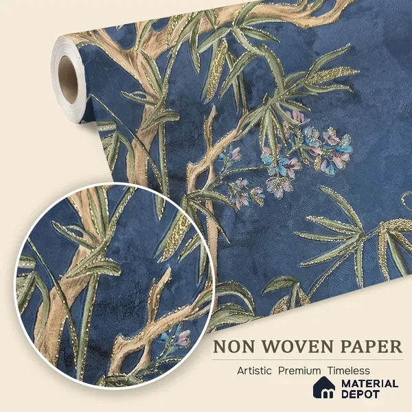 MH 287 | 10 Meter x 21 Inches Florals Look Wallpaper - 57.37 Sq. Ft.