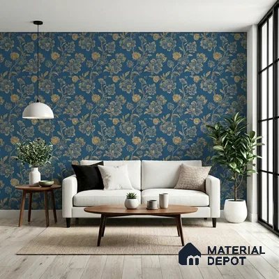 MH 287 | 10 Meter x 21 Inches Florals Look Wallpaper - 57.37 Sq. Ft.