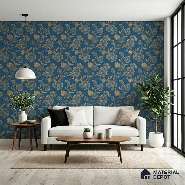 MH 287 | 10 Meter x 21 Inches Florals Look Wallpaper - 57.37 Sq. Ft.