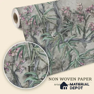 MH 288 | 10 Meter x 21 Inches Florals Look Wallpaper - 57.37 Sq. Ft.