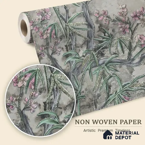 MH 288 | 10 Meter x 21 Inches Florals Look Wallpaper - 57.37 Sq. Ft.