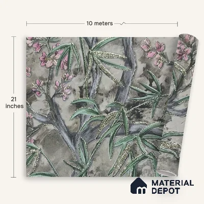 MH 288 | 10 Meter x 21 Inches Florals Look Wallpaper - 57.37 Sq. Ft.