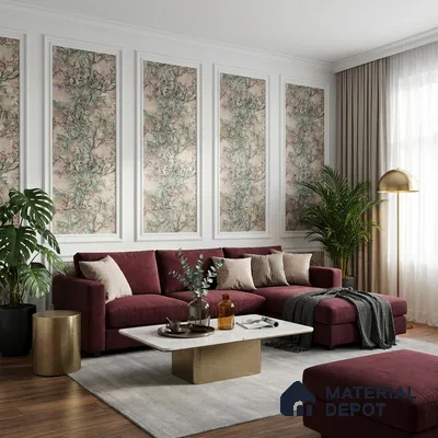 MH 288 | 10 Meter x 21 Inches Florals Look Wallpaper - 57.37 Sq. Ft.