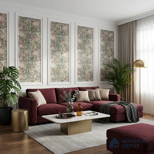 MH 288 | 10 Meter x 21 Inches Florals Look Wallpaper - 57.37 Sq. Ft.