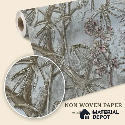 MH 285 | 10 Meter x 21 Inches Marble Look Wallpaper - 57.37 Sq. Ft. | Minimum 10% wastage during installation