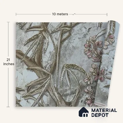 MH 285 | 10 Meter x 21 Inches Marble Look Wallpaper - 57.37 Sq. Ft. | Minimum 10% wastage during installation
