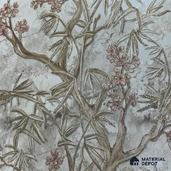 MH 285 | 10 Meter x 21 Inches Marble Look Wallpaper - 57.37 Sq. Ft. | Minimum 10% wastage during installation