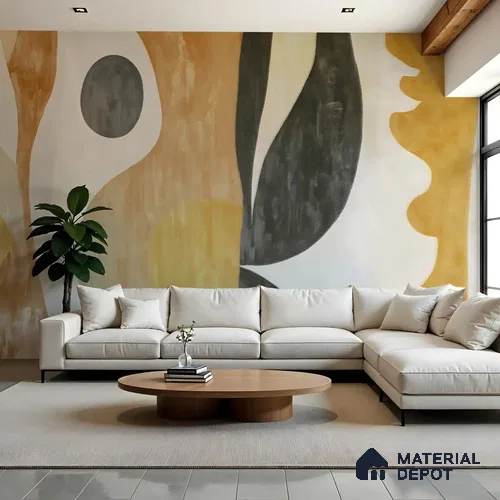 Ethernal Maze Abstract Handmade Customised Wallpaper for Rooms