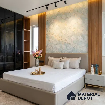 MH 234 | 10 Meter x 21 Inches Marble Look Wallpaper - 57.37 Sq. Ft. | Minimum 10% wastage during installation