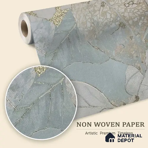 MH 234 | 10 Meter x 21 Inches Marble Look Wallpaper - 57.37 Sq. Ft. | Minimum 10% wastage during installation