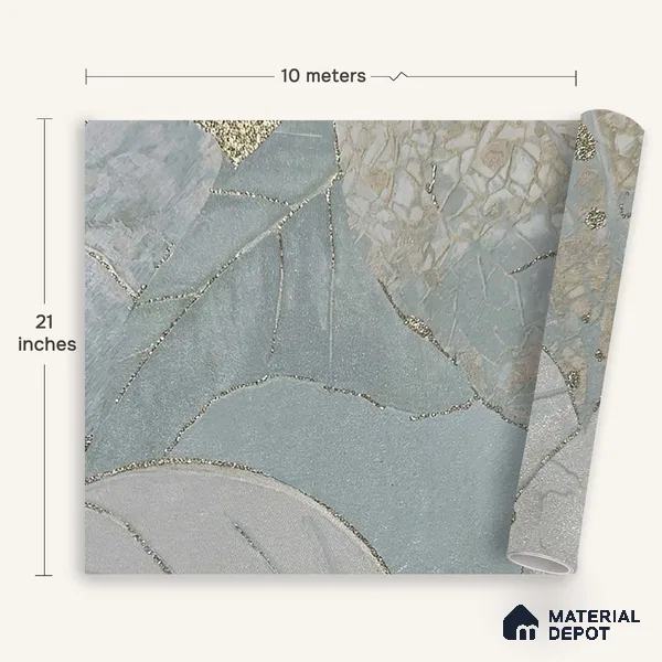 MH 234 | 10 Meter x 21 Inches Marble Look Wallpaper - 57.37 Sq. Ft. | Minimum 10% wastage during installation